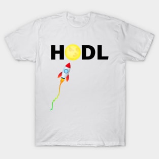 HODL: To The Moon! (Light Version) T-Shirt